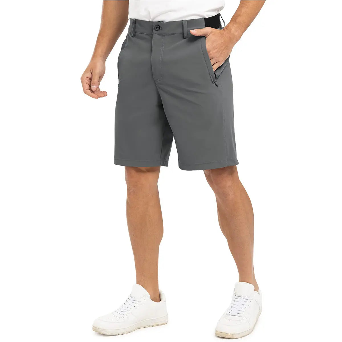 Men's 9" Golf Shorts Quick-Dry Stretch Lightweight Casual Work Shorts with 3 Pockets