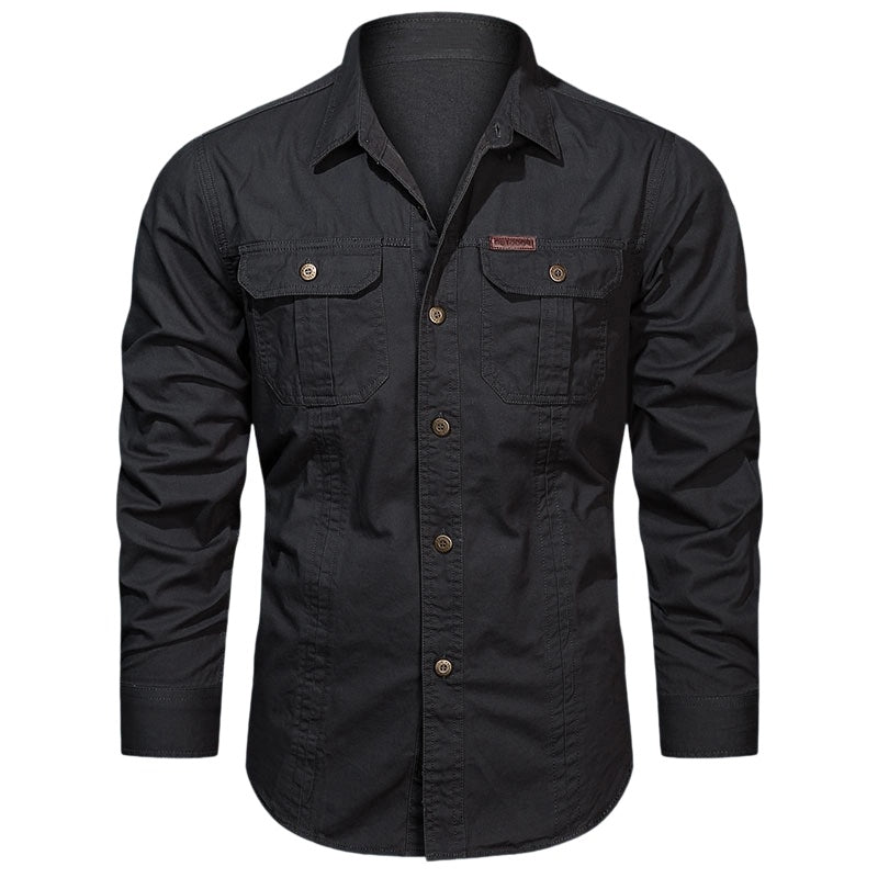 📢📢50% OFF !! ⏰Men's Long Sleeve Cotton Workwear Shirt