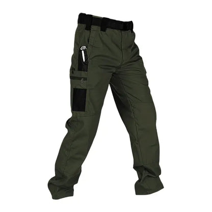 Men's Tactical Cargo Pants – Lightweight Durable Outdoor Pants with Multi-Pocket Utility Design for Work, Hiking, Fishing & Camping