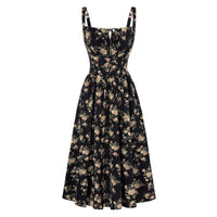 Black Beige Floral