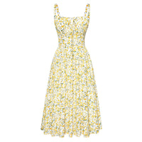 White Yellow Floral