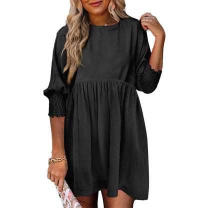 ☀️ Flowy Summer Mini Dress 👗 Casual Loose Fit Swing Sundress For Beach & Daily Wear ✨