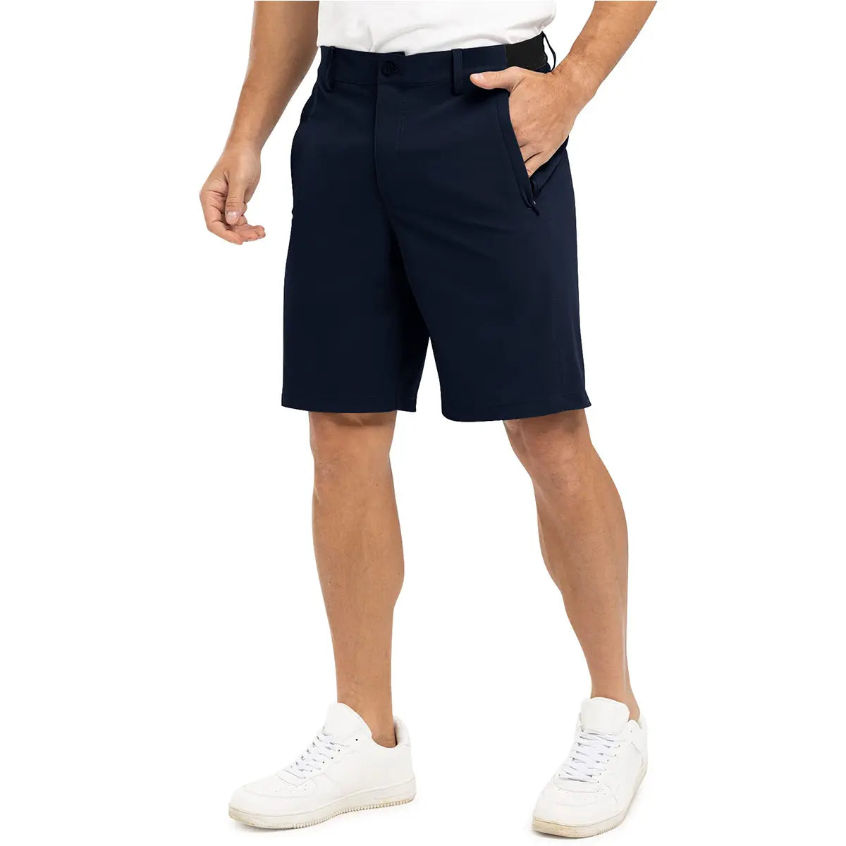 Men's 9" Golf Shorts Quick-Dry Stretch Lightweight Casual Work Shorts with 3 Pockets