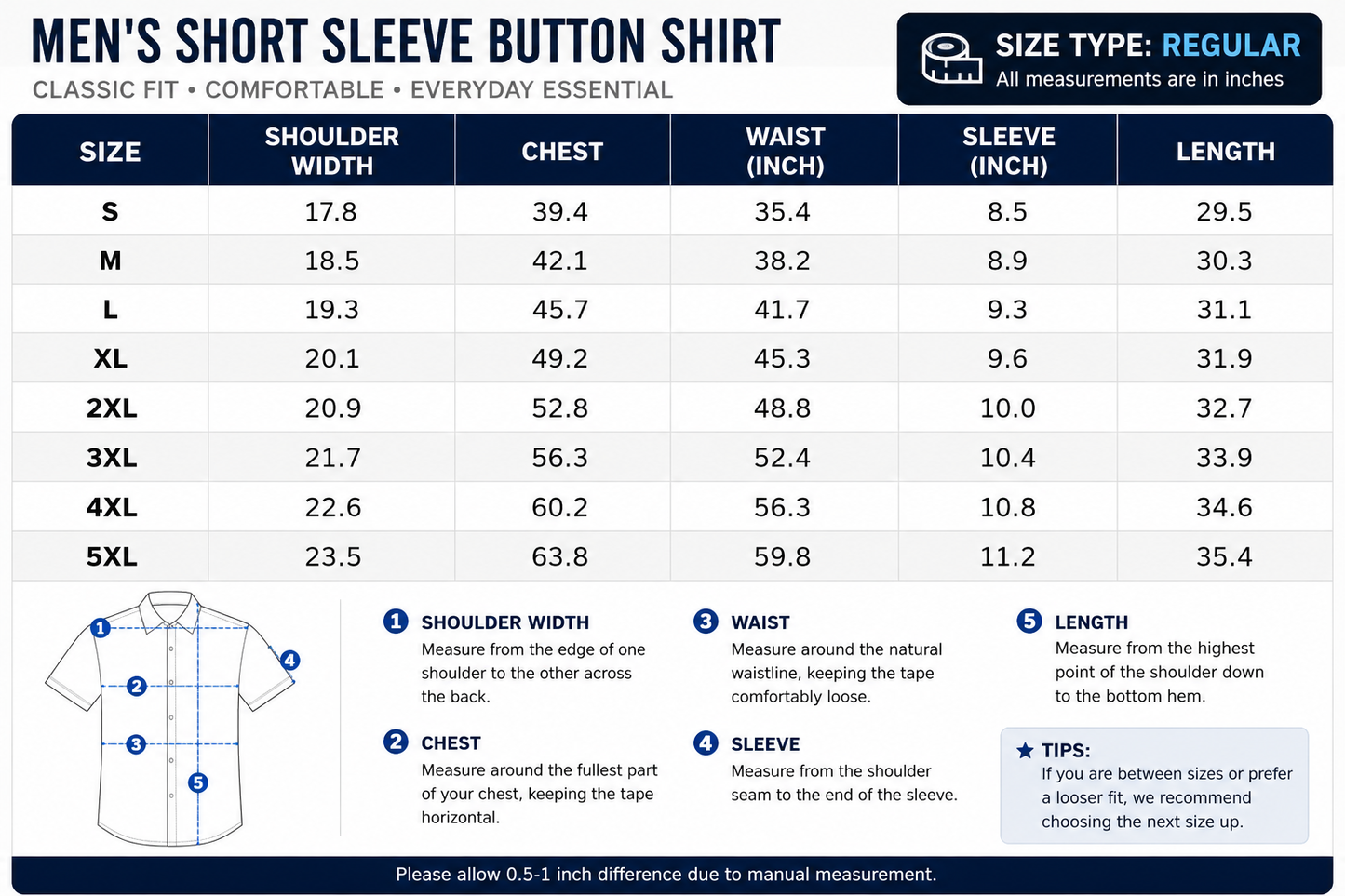 Men's Stretch Short Sleeve Dress Shirt | Slim Fit Business Casual Button Down