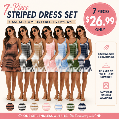🔥 New Arrival | Women's Summer Athletic Mini Dress with Built-In Shorts – Sleeveless Casual Tennis Dress | Limited-Time Sale
