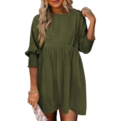 ☀️ Flowy Summer Mini Dress 👗 Casual Loose Fit Swing Sundress For Beach & Daily Wear ✨