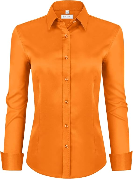 Womens Classic-Fit Dress Shirts