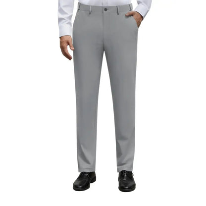 Men's Stretch Dress Pants – No Iron, Wrinkle-Resistant Business Casual Golf Pants with Expandable Waist