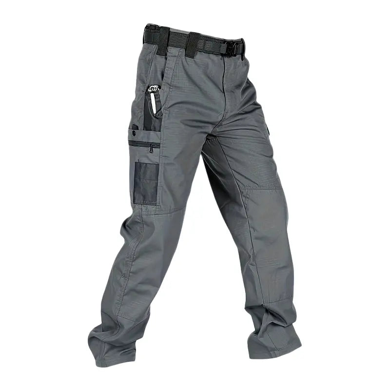 Men's Tactical Cargo Pants – Lightweight Durable Outdoor Pants with Multi-Pocket Utility Design for Work, Hiking, Fishing & Camping