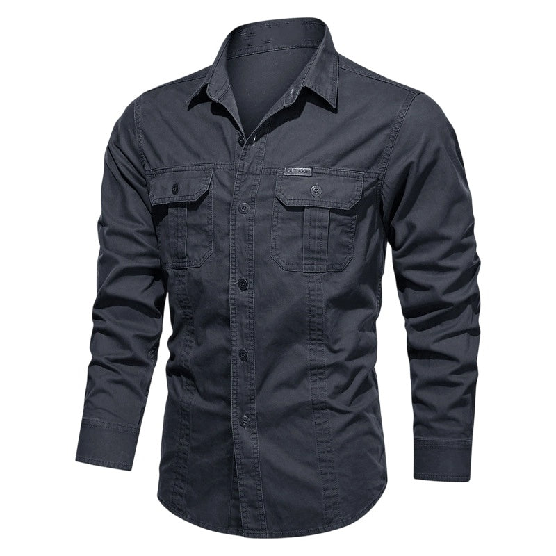 📢📢50% OFF !! ⏰Men's Long Sleeve Cotton Workwear Shirt