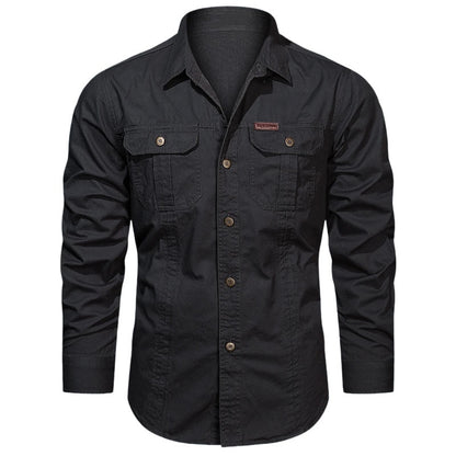 📢📢50% OFF !! ⏰Men's Long Sleeve Cotton Workwear Shirt
