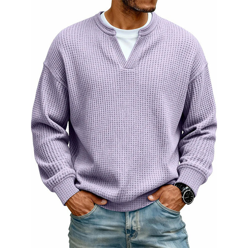 ⌛Limited-Time Offer🛍️Layered Comfort Waffle Tee