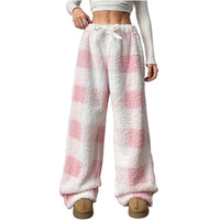 Pink White Plaid
